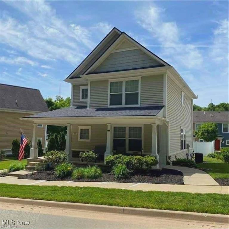 180 Elizabeth Parkway Akron, OH 44304 - Photo 1 of 46 Craftsman house featuring wrap-around porch, manicured yard and sidewalks.