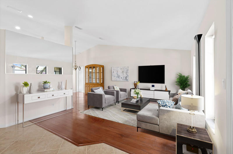 3860 Northwest 25th Way Boca Raton, FL 33434 - Photo 11 of 27 living room furnished example