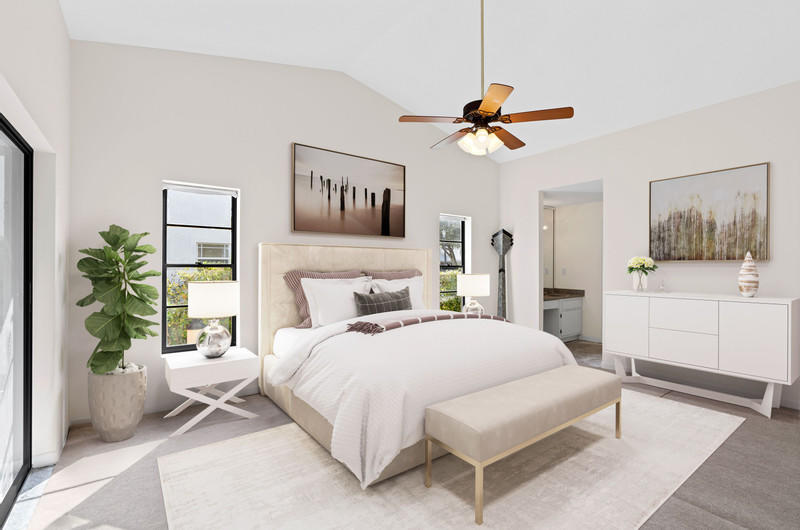 3860 Northwest 25th Way Boca Raton, FL 33434 - Photo 15 of 27 master bdrm furnished example