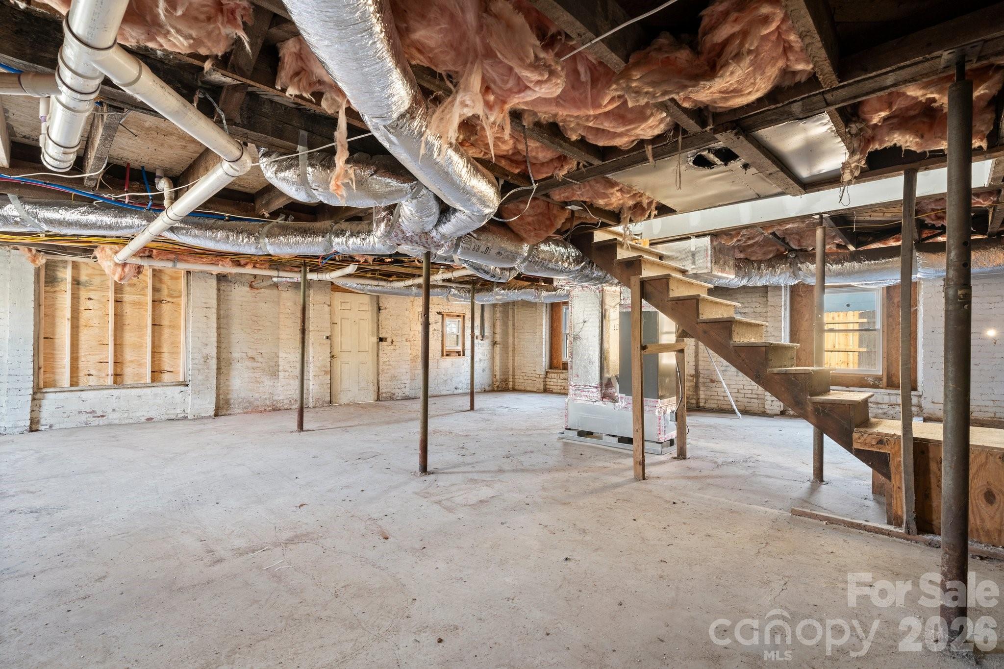 49 8th Street Southeast Hickory, NC 28602 - Photo 35 of 39 a view of a room with wooden walls
