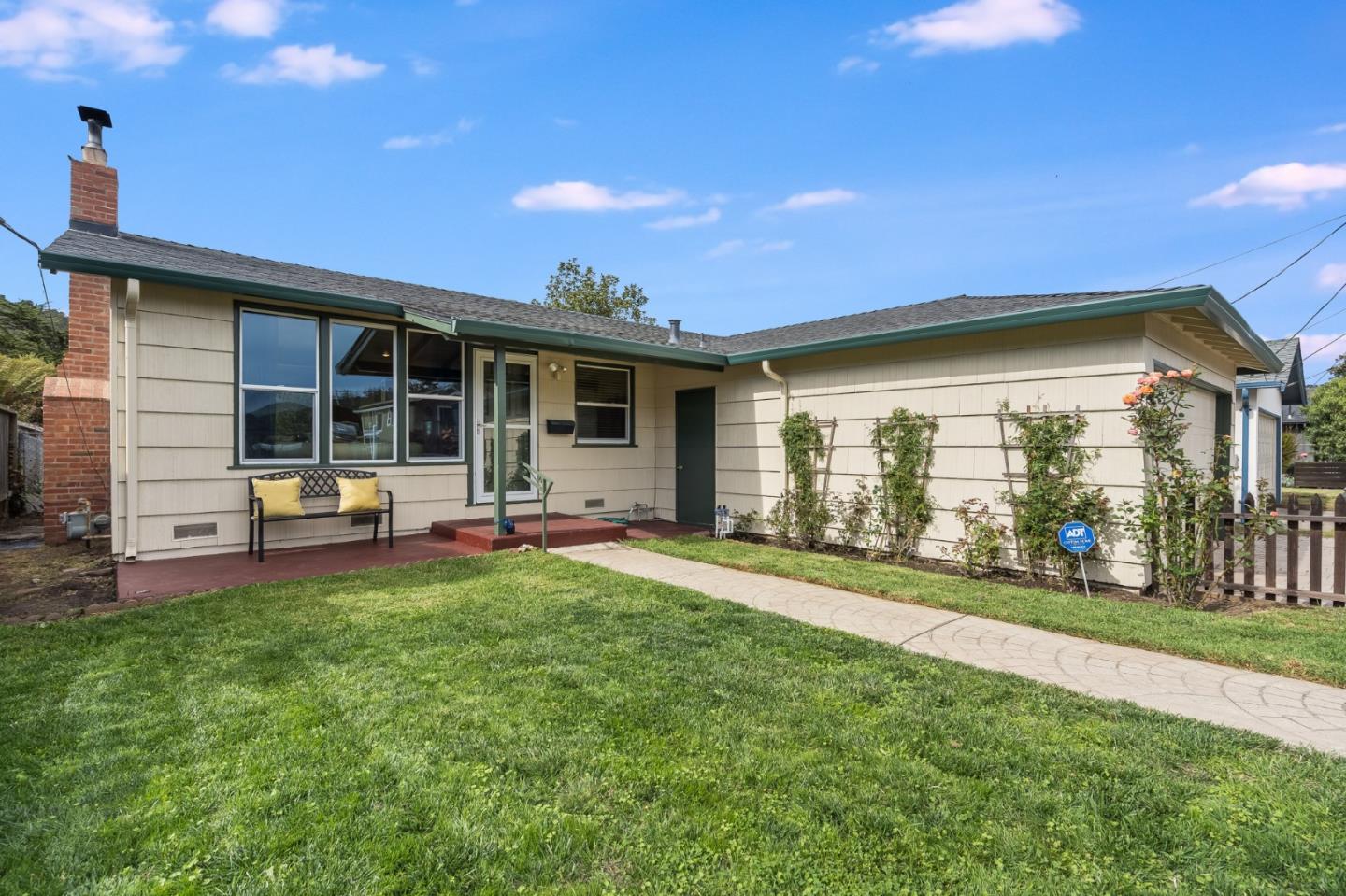 1376 Peralta Road Pacifica, CA 94044 - Photo 1 of 35 a view of a house with backyard porch and sitting area