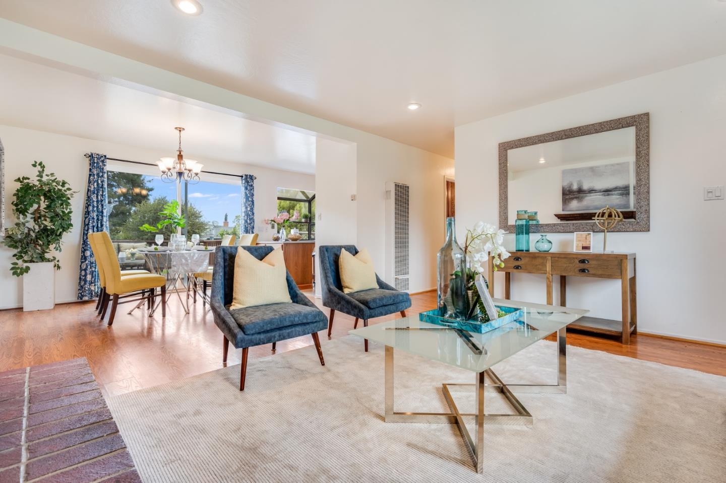 1376 Peralta Road Pacifica, CA 94044 - Photo 11 of 35 a living room with furniture and a large window