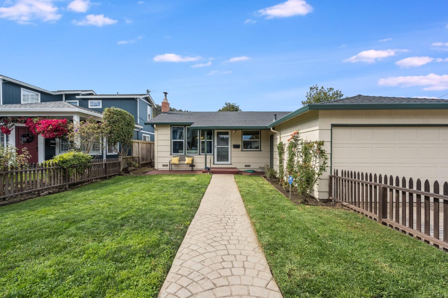 1376 Peralta Road Pacifica, CA 94044 - Photo 32 of 35 a view of a house with garden