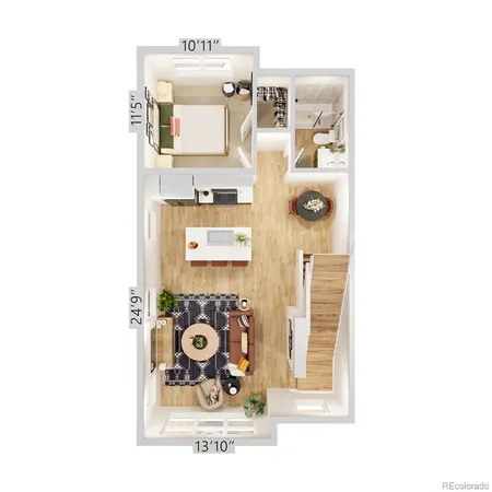 a picture of a floor plan