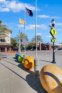 a view of a swimming pool with a lounge chairs