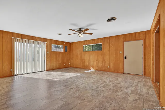 wooden floor in an empty room