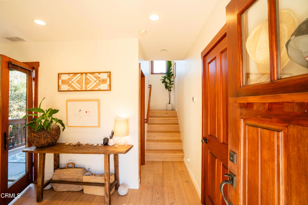 316 West Ortega Street, Unit B Santa Barbara, CA 93101 - Photo 9 of 19 a view of a hallway with seating area