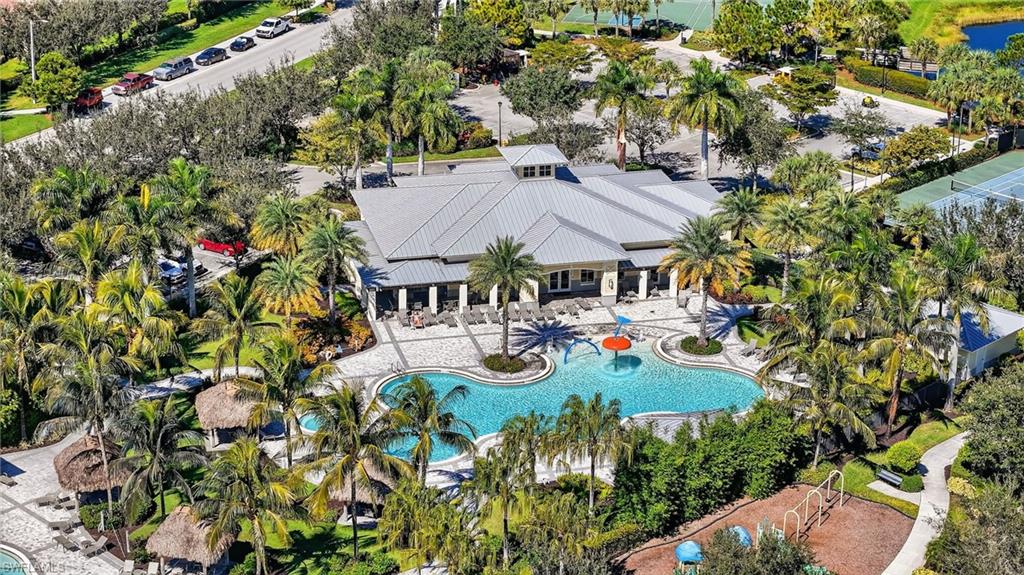 2821 Citrus Street Naples, FL 34120 - Photo 27 of 32 Aerial view of Amenities Clubhouse/pool