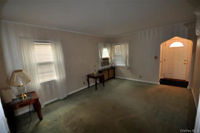 a room with a window