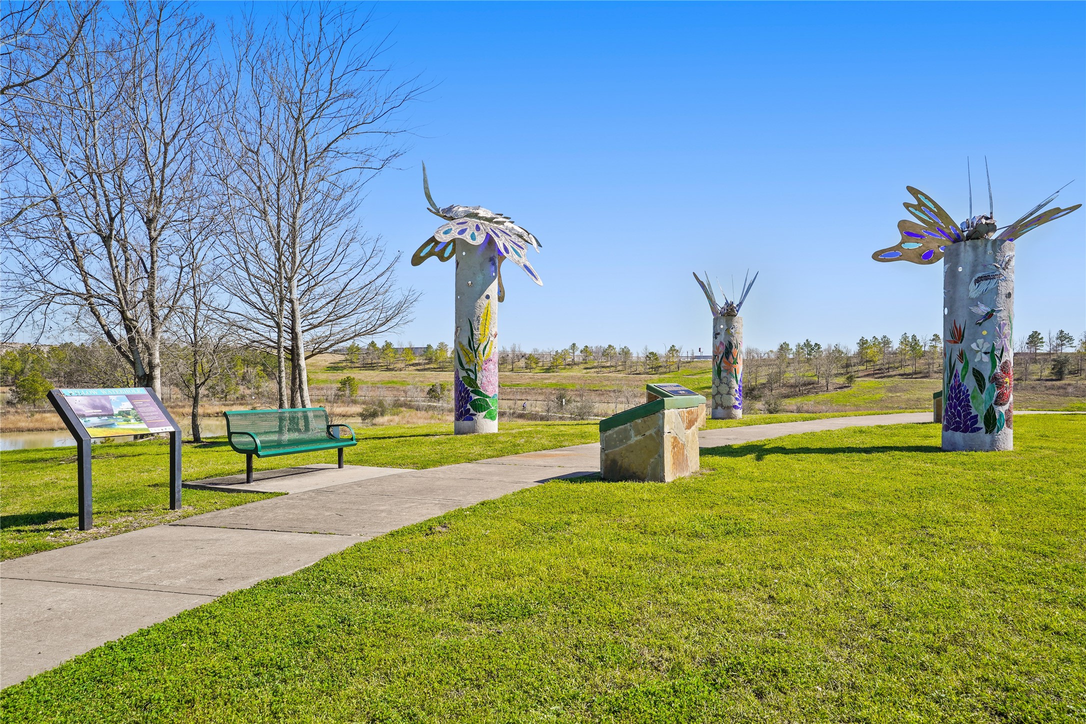 4813 Hummingbird Street Houston, TX 77035 - Photo 43 of 50 a view of a park with large trees
