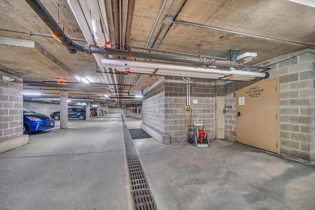 a view of an entryway with a front door