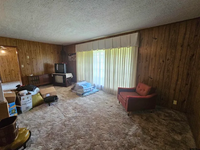 an outdoor space with balcony