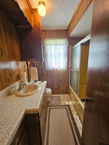 an outdoor space with porch area