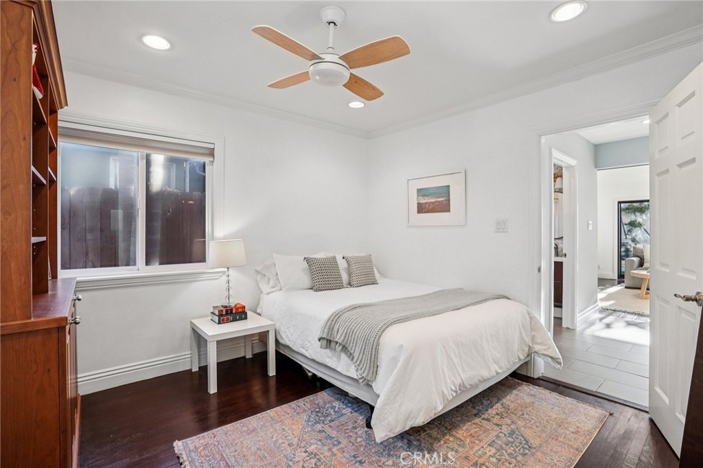 1237 South Gertruda Avenue Redondo Beach, CA 90277 - Photo 21 of 52 a bedroom with a bed and a window