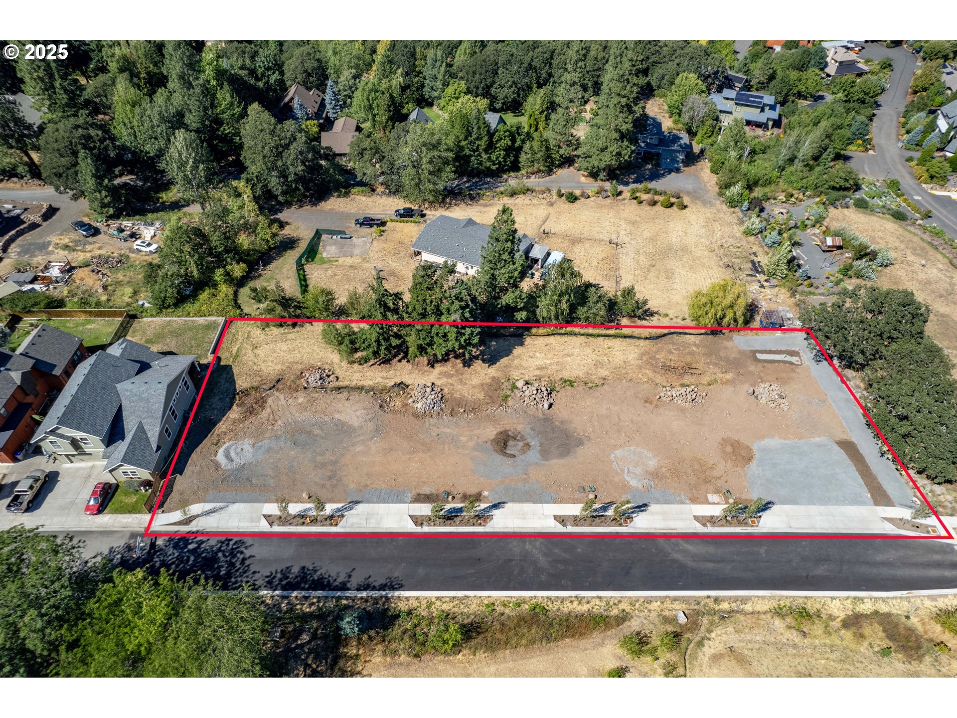 Carr Drive Hood River, OR 97031 - Photo 8 of 17 a view of a wooden house with a yard