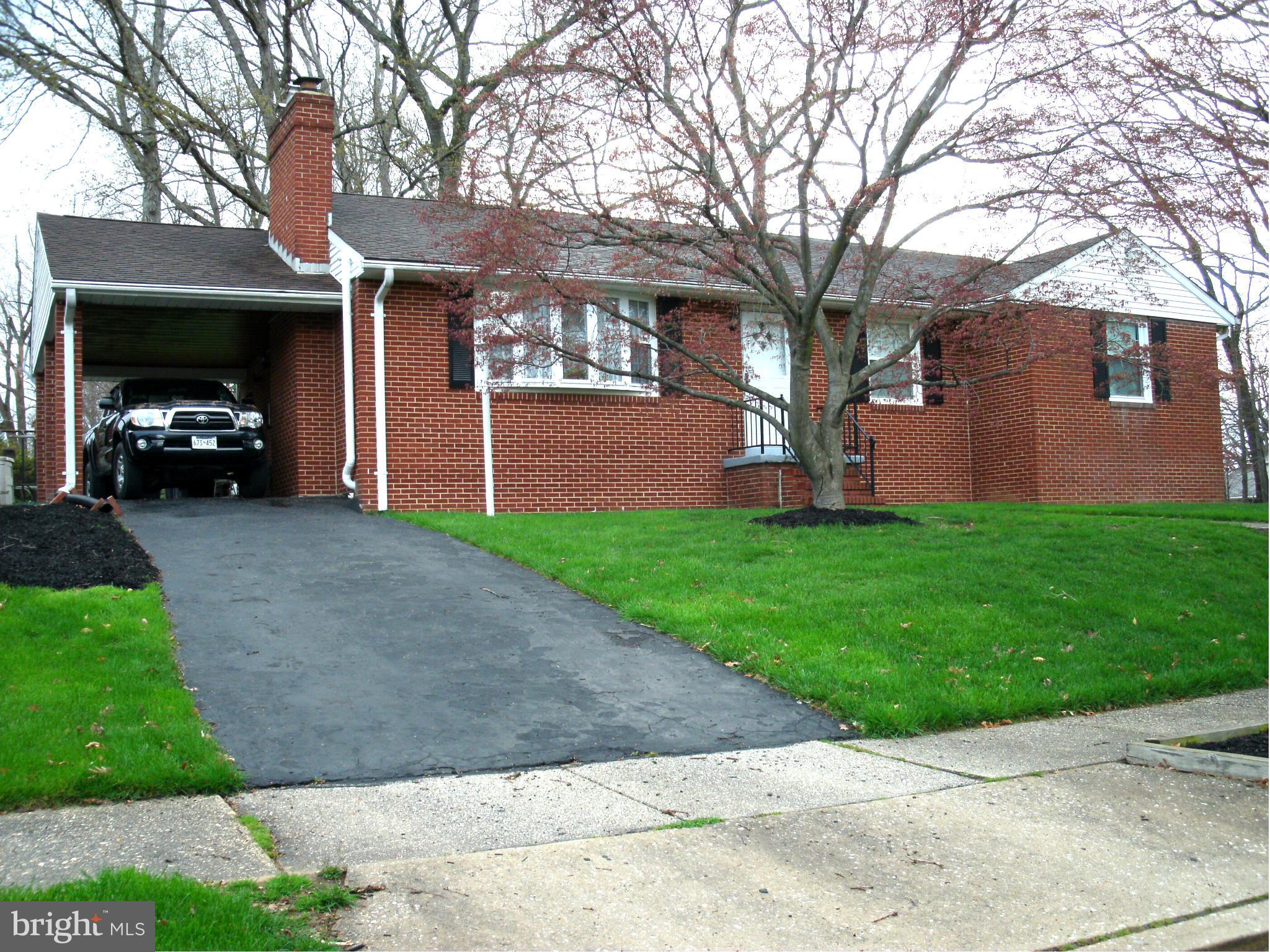 4413 Gunlyn Road Perry Hall, MD 21128 - Photo 1 of 13 All Brick Rancher w/Concrete Carport
