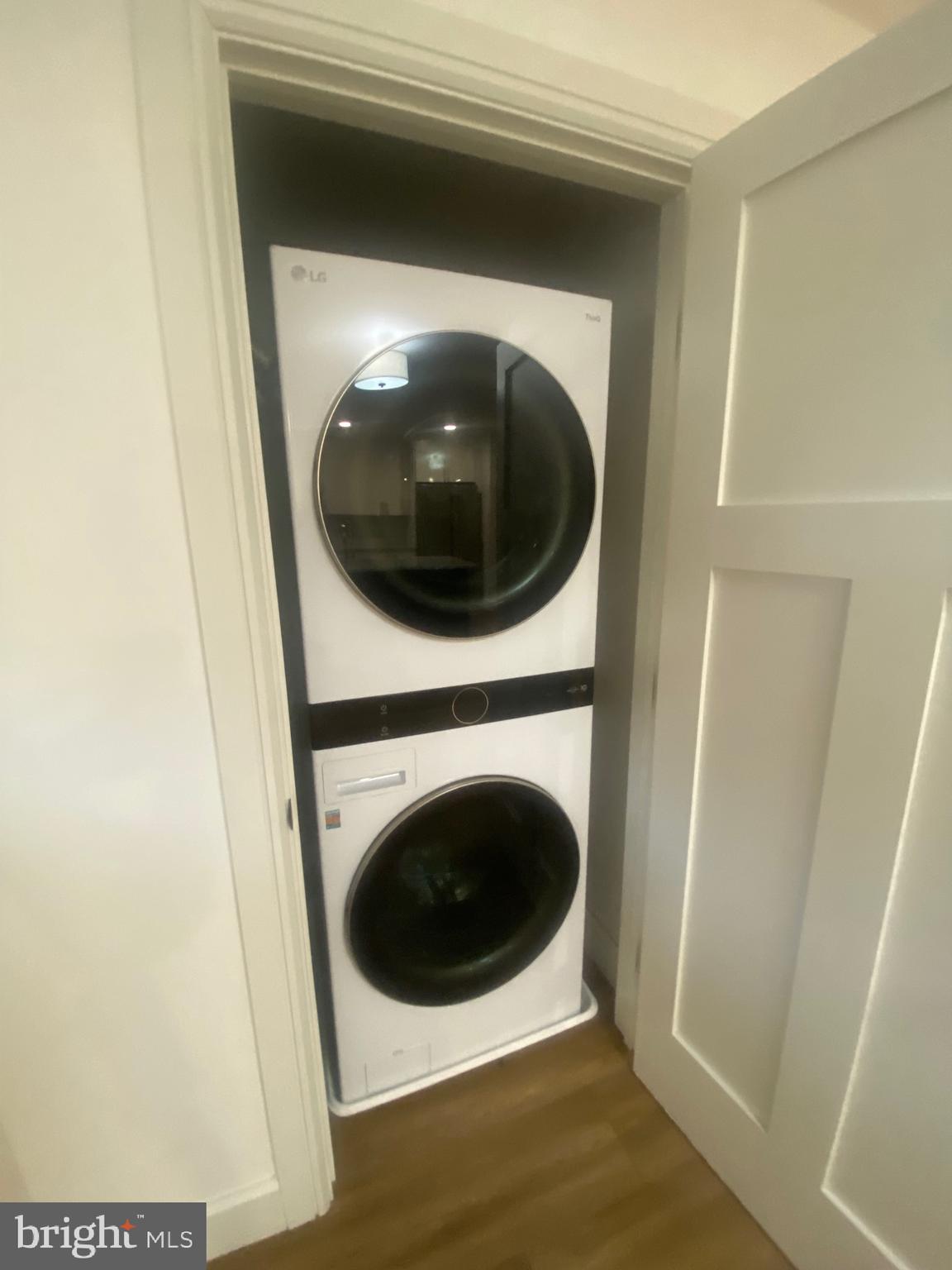 1087 Mt Tom Road, Unit 204 East Stroudsburg, PA 18301 - Photo 12 of 17 a close up view of a washer and dryer