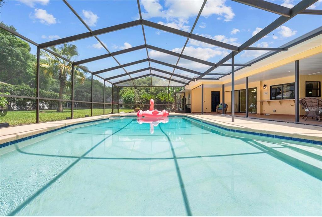 1255 Wisper Run Court Lutz, FL 33558 - Photo 20 of 25 a outdoor space with lots of potted plants