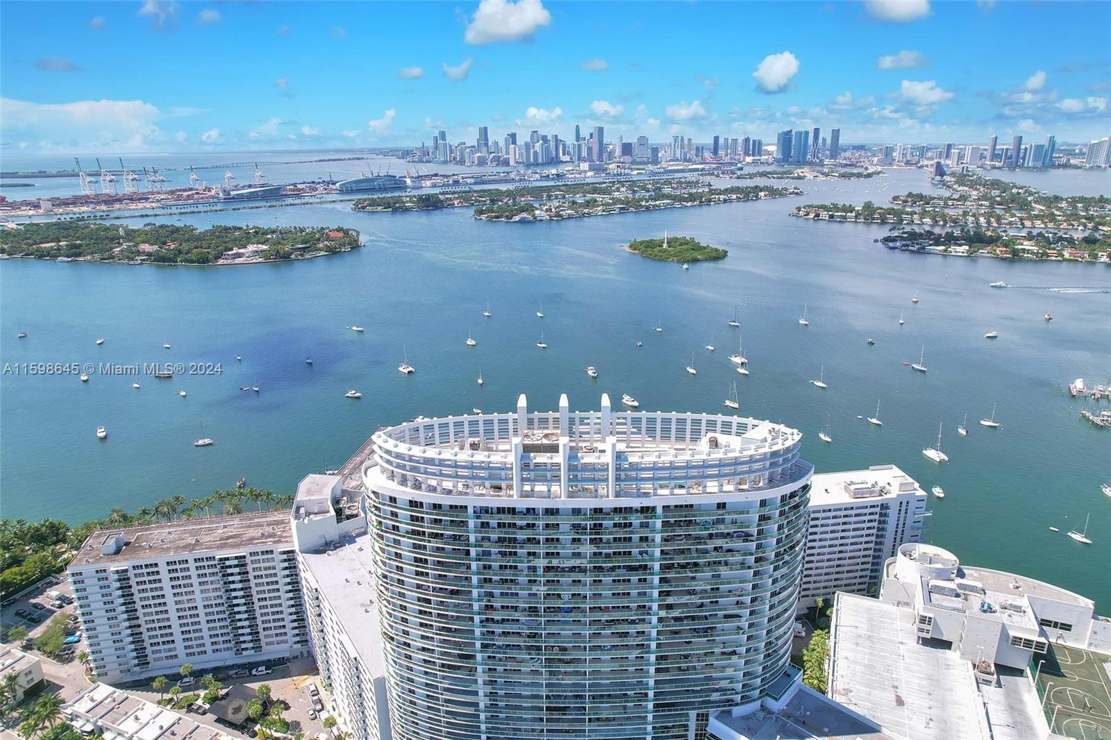 1500 Bay Road, Unit 608S Miami Beach, FL 33139 - Photo 1 of 8 a view of a lake view