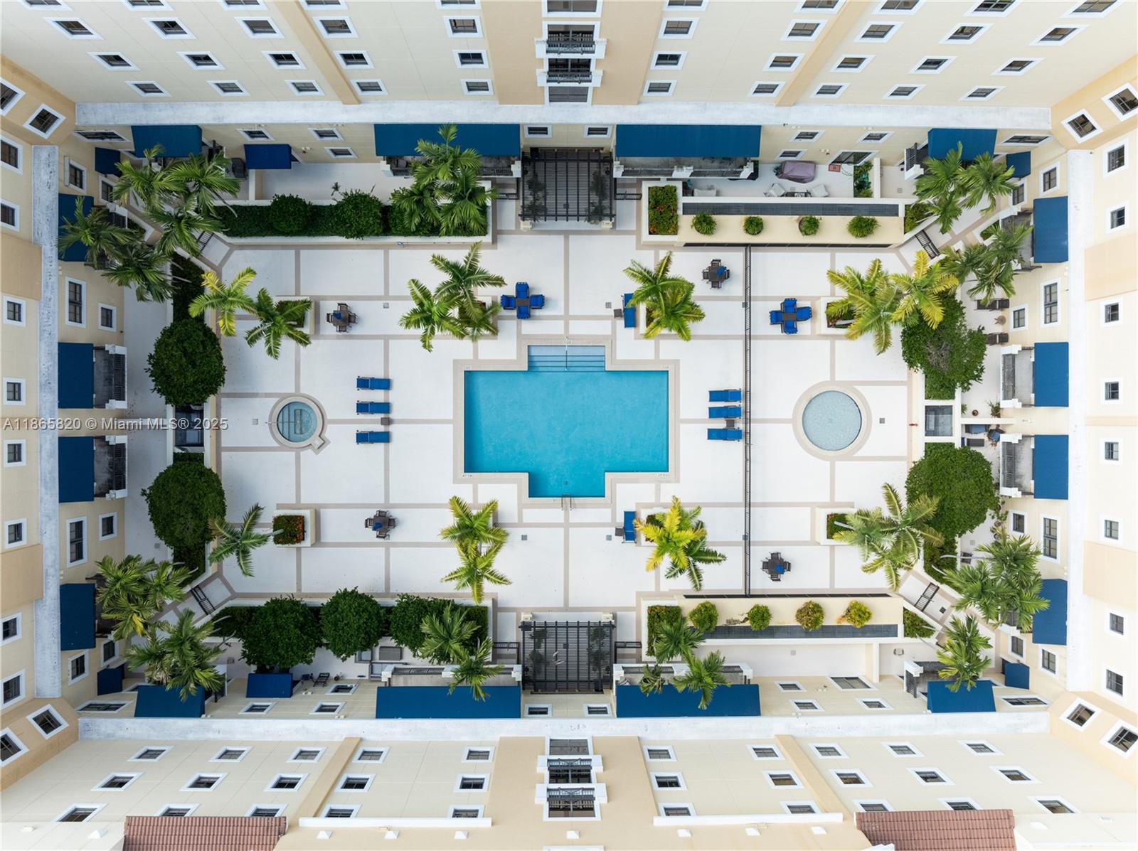 8395 Southwest 73rd Avenue, Unit 517 Miami, FL 33143 - Photo 21 of 27 an aerial view of residential houses with outdoor space