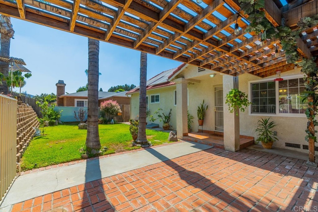 3335 Fairway Drive La Mesa, CA 91941 - Photo 23 of 30 a view of a porch with a garden