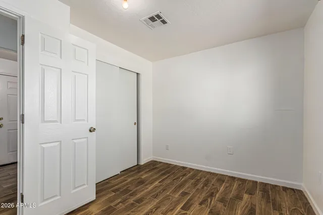 wooden floor in an empty room