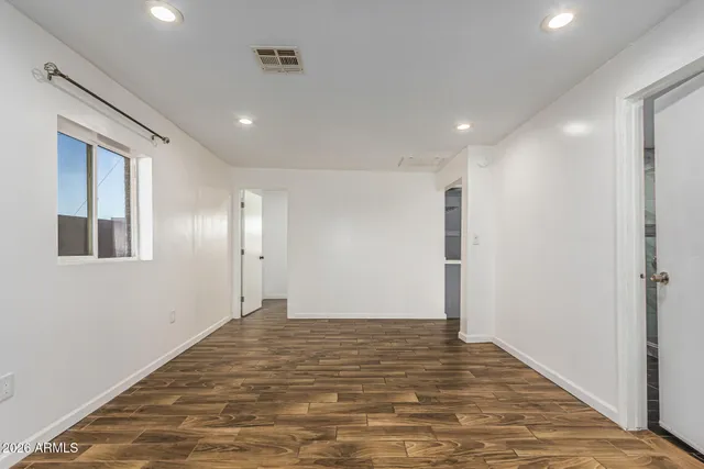 a view of an empty room