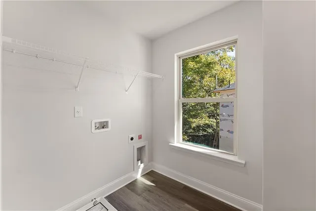 a view of a room that has a window in it