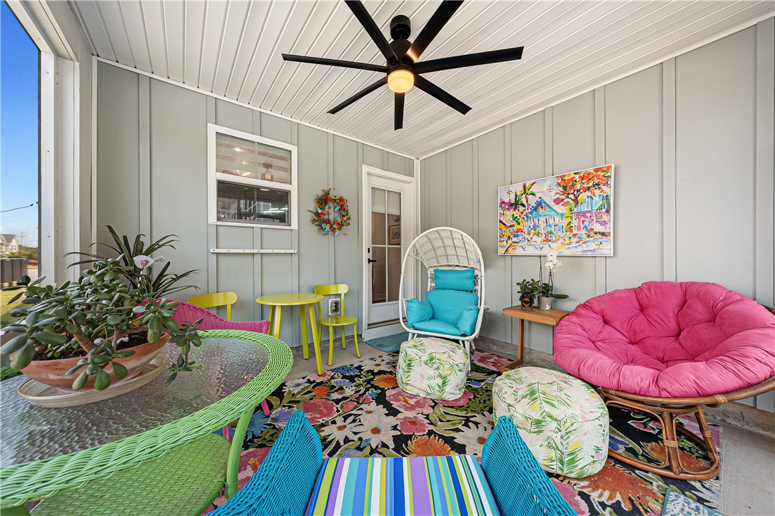 261 Scenic Road Anderson, SC 29621 - Photo 26 of 35 An inviting covered porch features durable concrete flooring under a beadboard ceiling.