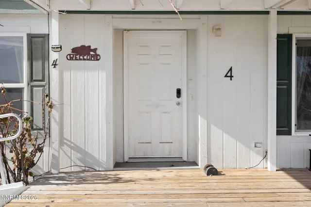 a view of a entryway door
