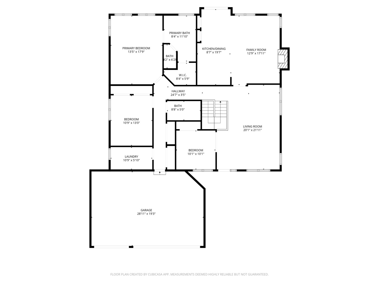 1940 Baldwin Way Bolingbrook, IL 60490 - Photo 26 of 28 a picture of floor plan
