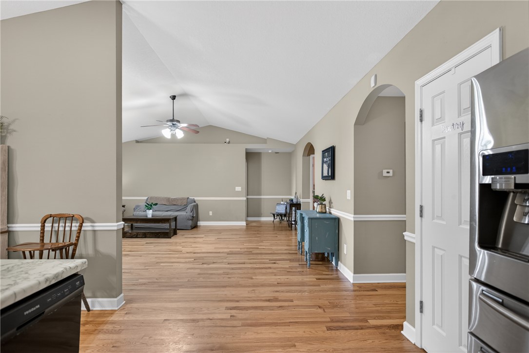 151 Towne Creek Trail Anderson, SC 29621 - Photo 9 of 49 Hardwood floors and vaulted ceilings create an inviting and open living space.