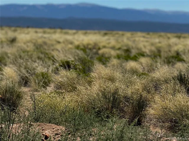 a view of an outdoor space and mountain view