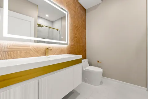 a bathroom with a sink and a toilet