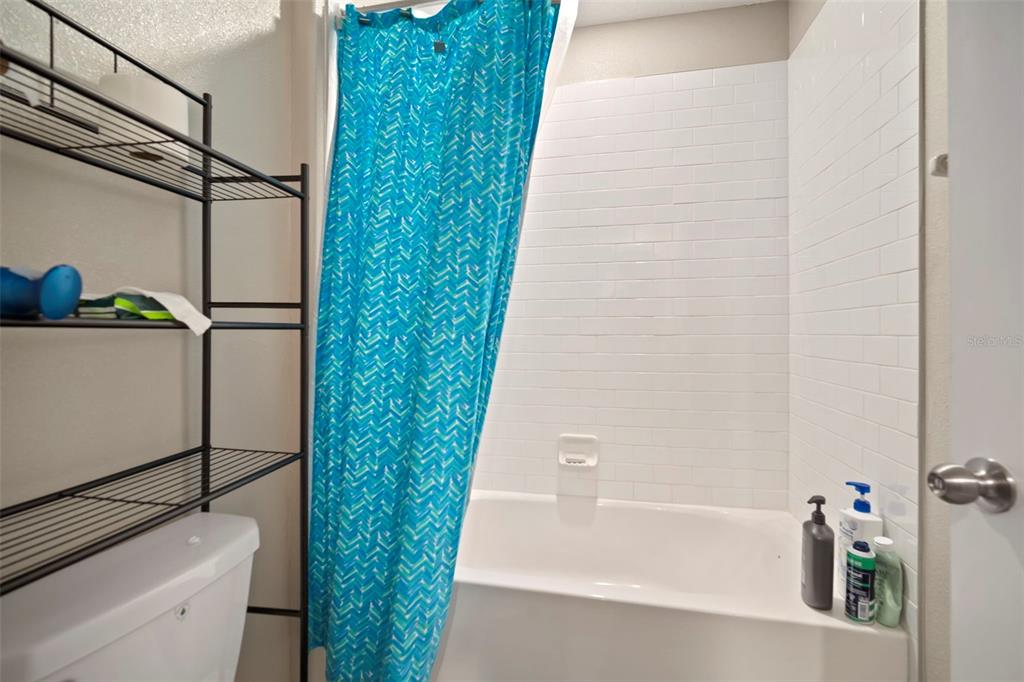 5430 Blue Azure Drive Wimauma, FL 33598 - Photo 40 of 46 a bathroom with a bathtub and a shower