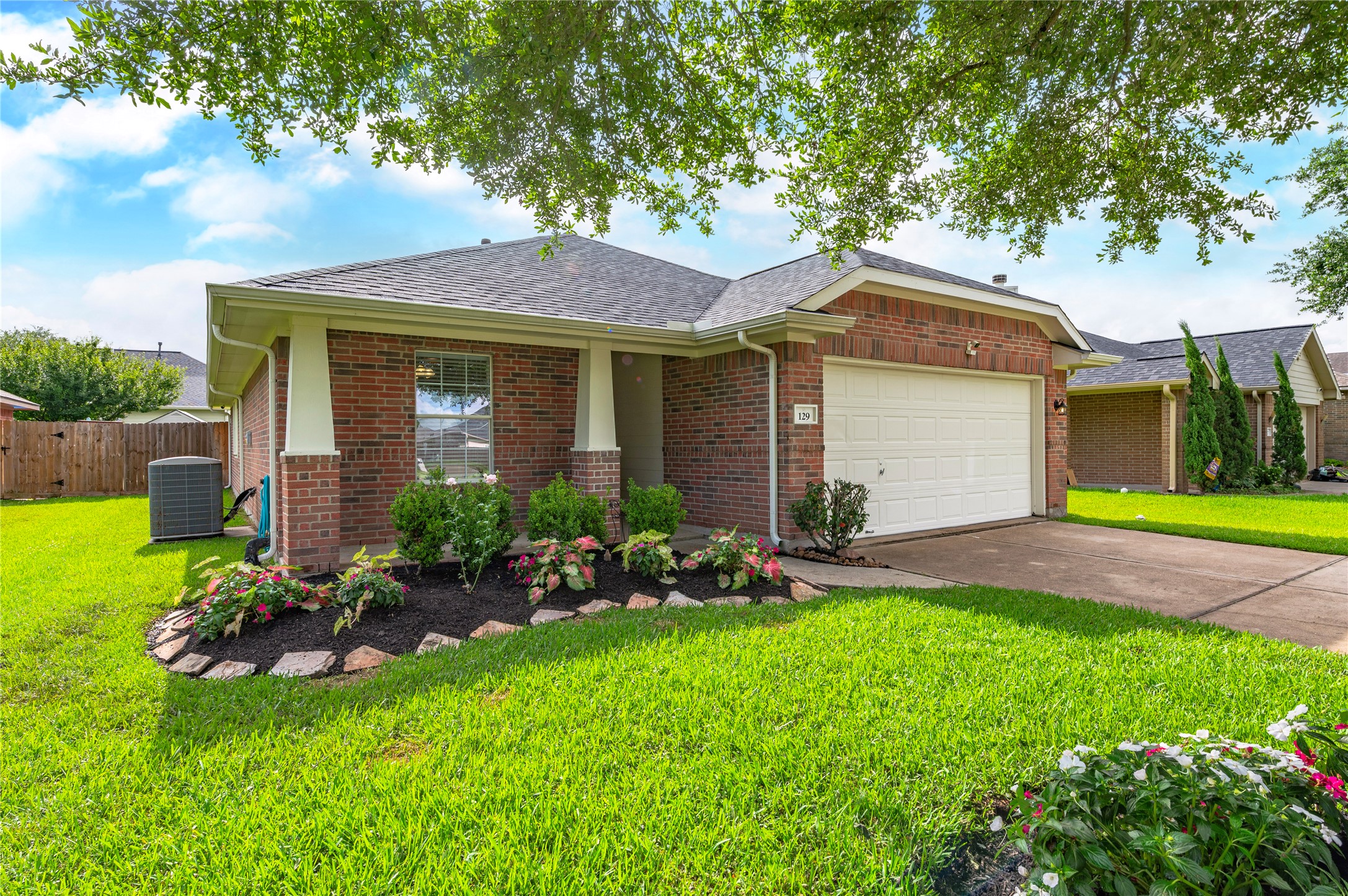 129 Rustic Colony Lane Dickinson, TX 77539 - Photo 2 of 33 Beautiful fresh landscaping