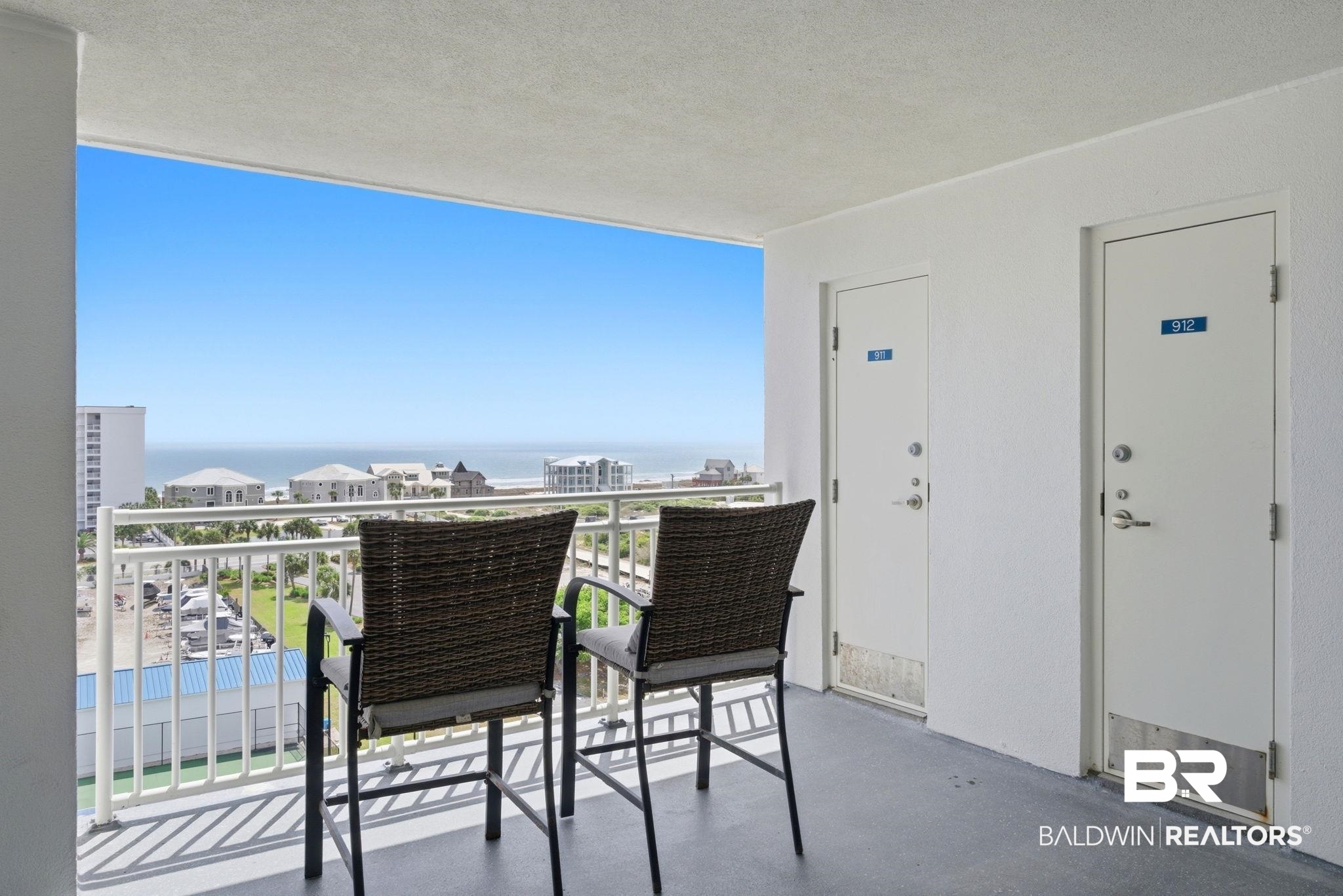 16284 Perdido Key Drive, Unit 912 Perdido Key, FL 32507 - Photo 8 of 49 Balcony with a water view