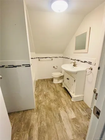 a bathroom with a sink and toilet