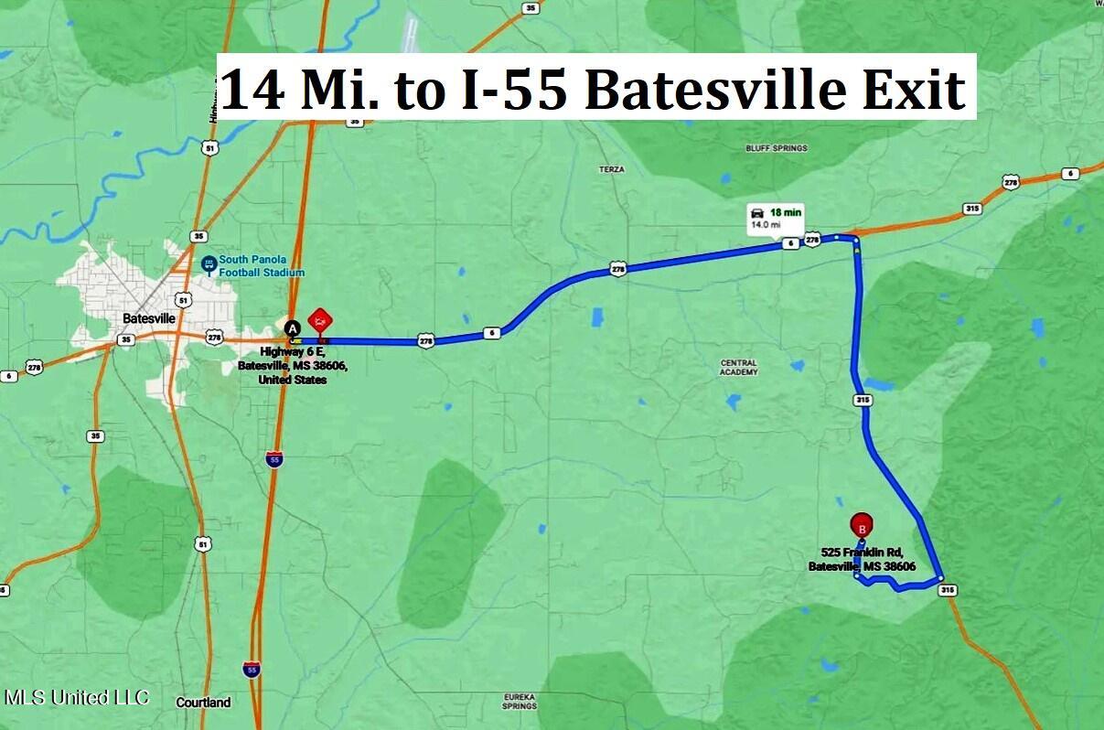 525 Franklin Road Batesville, MS 38606 - Photo 22 of 25 Map2-