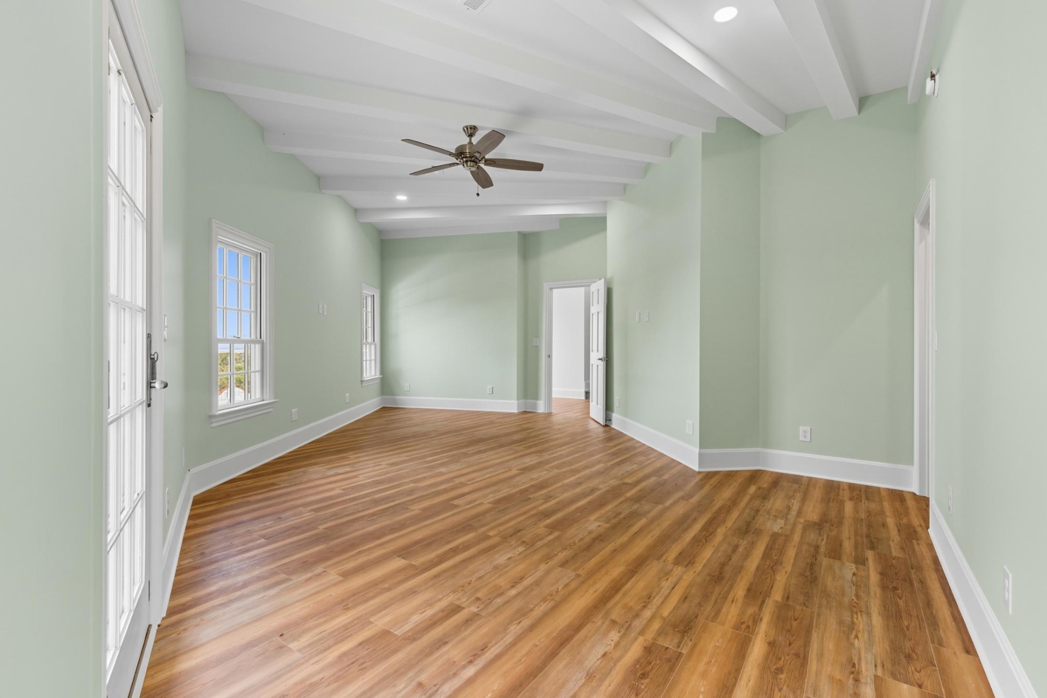 583 Bell Point Road Laceys Spring, AL 35754 - Photo 17 of 50 a view of an empty room with wooden floor