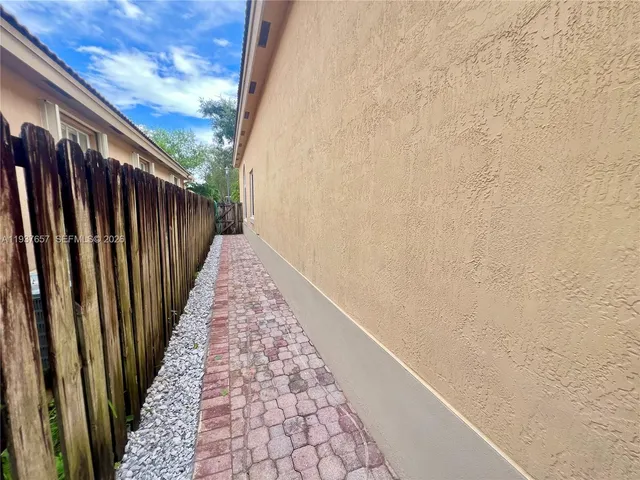 a view of balcony with pathway