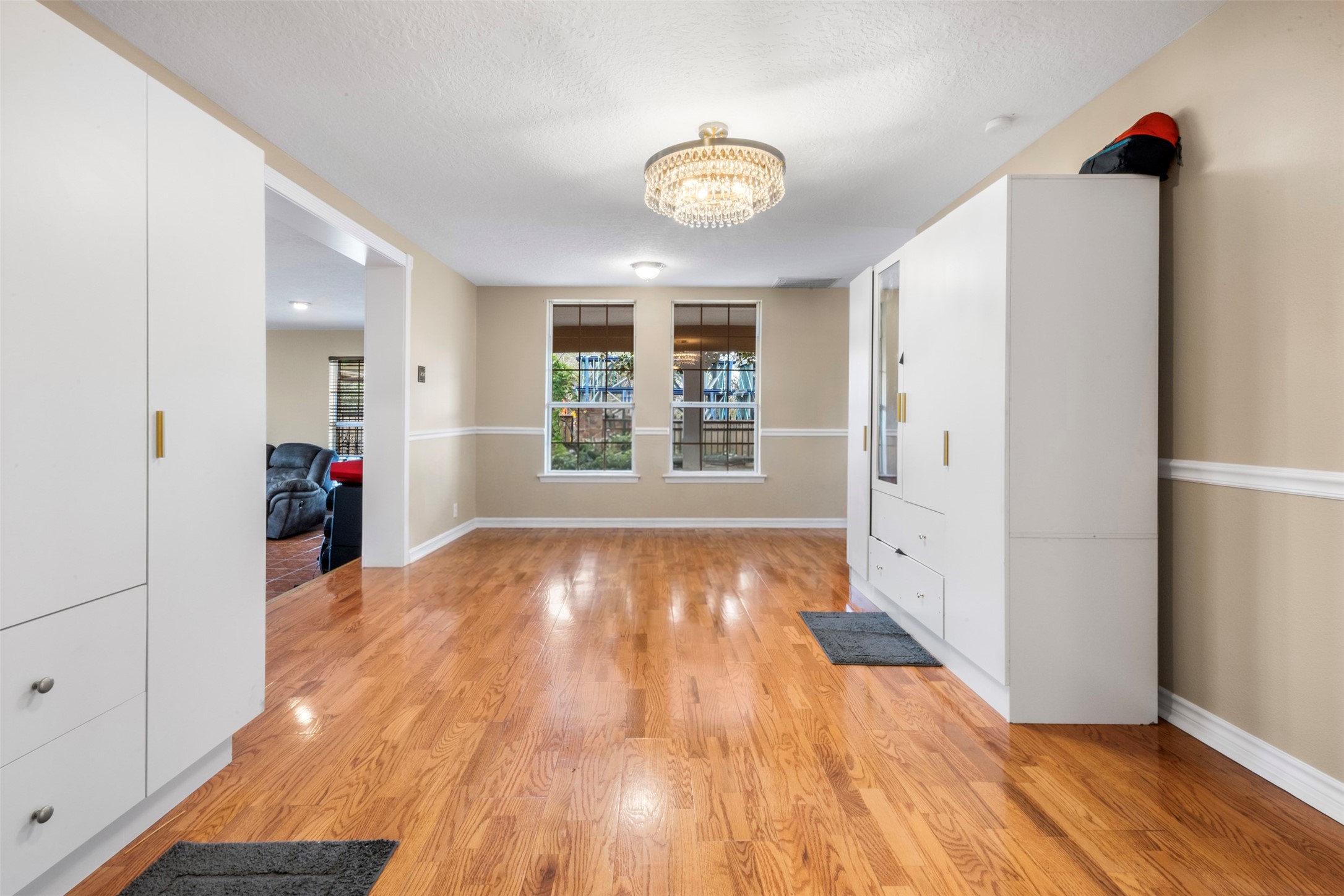 6900 Gregdale Road Houston, TX 77049 - Photo 11 of 49 a view of a livingroom with wooden floor