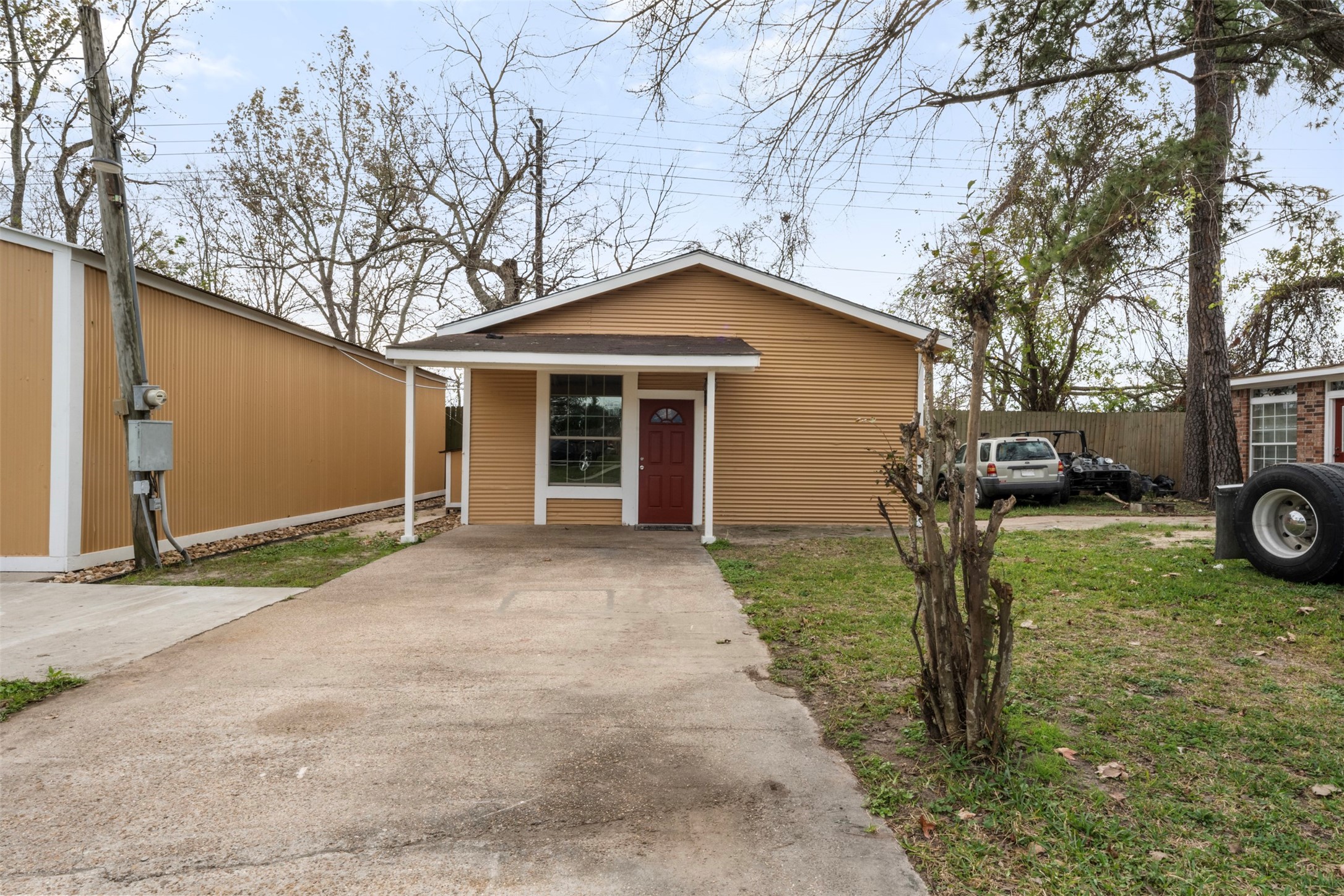 6900 Gregdale Road Houston, TX 77049 - Photo 36 of 49 a front view of a house with a yard and garage