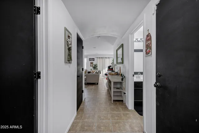 a view of a livingroom with a couch