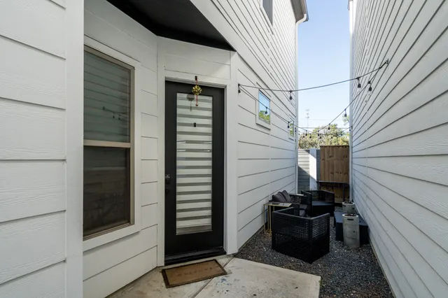 a view of a corridor