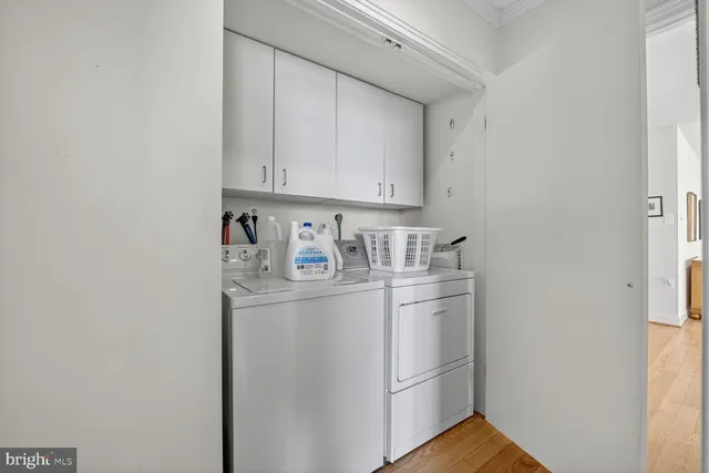 a view of washer and dryer