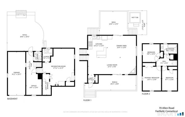 $819,000 | 70 Allen Road, Fairfield, CT 06824
