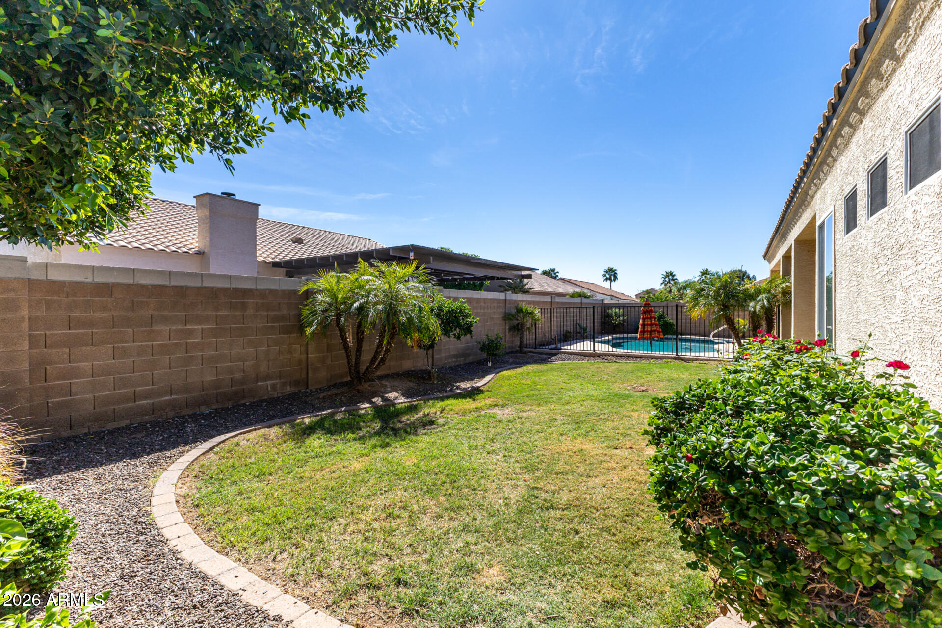 9545 East Inverness Circle Mesa, AZ 85209 - Photo 22 of 26 a view of a backyard