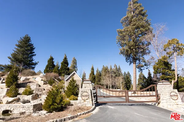 a view of a road with a building in the background