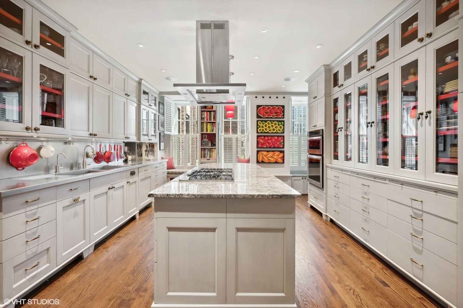20 East Cedar Street, Unit 6E Chicago, IL 60611 - Photo 3 of 35 a kitchen with granite countertop a sink and white cabinets